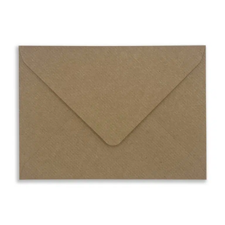 C6 Ribbed Kraft Envelopes