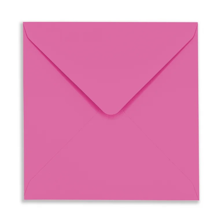 155mm Square Fuchsia Envelopes (120gsm)