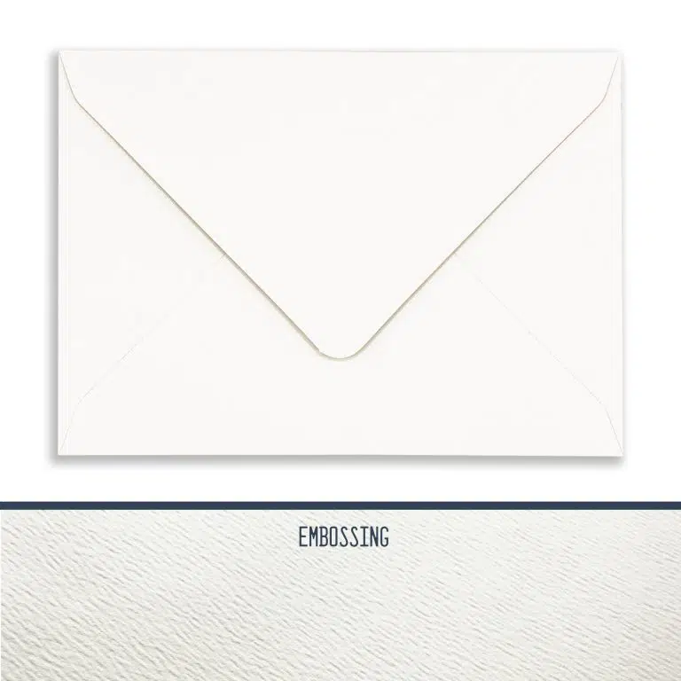 125mm x 175mm Accent Antique Alabaster Embossed Envelopes