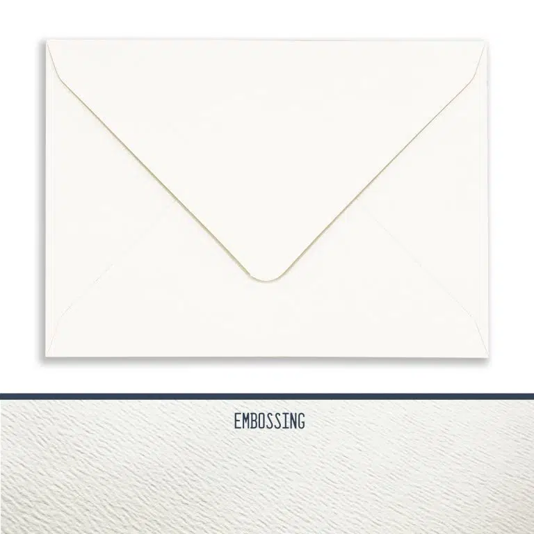 C6 Accent Antique Silk Embossed Envelopes