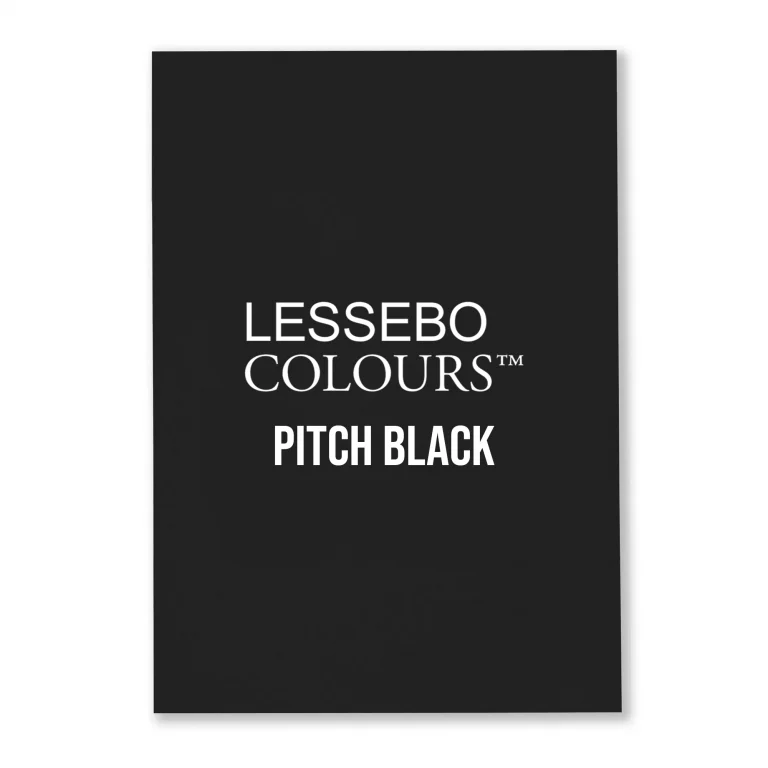 Pitch Black Lessebo Card - 300gsm