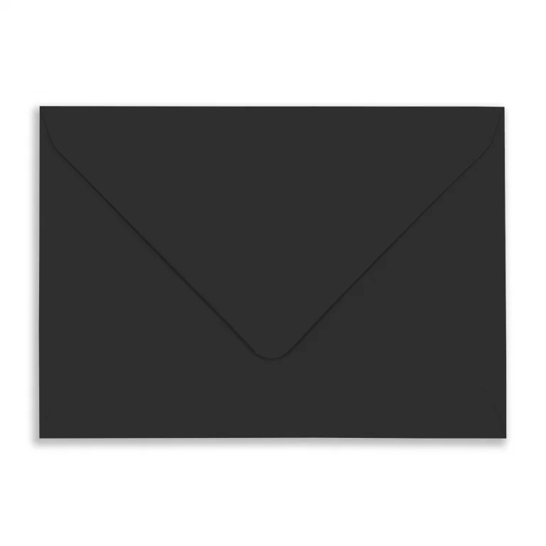 C6 Pitch Black Envelopes