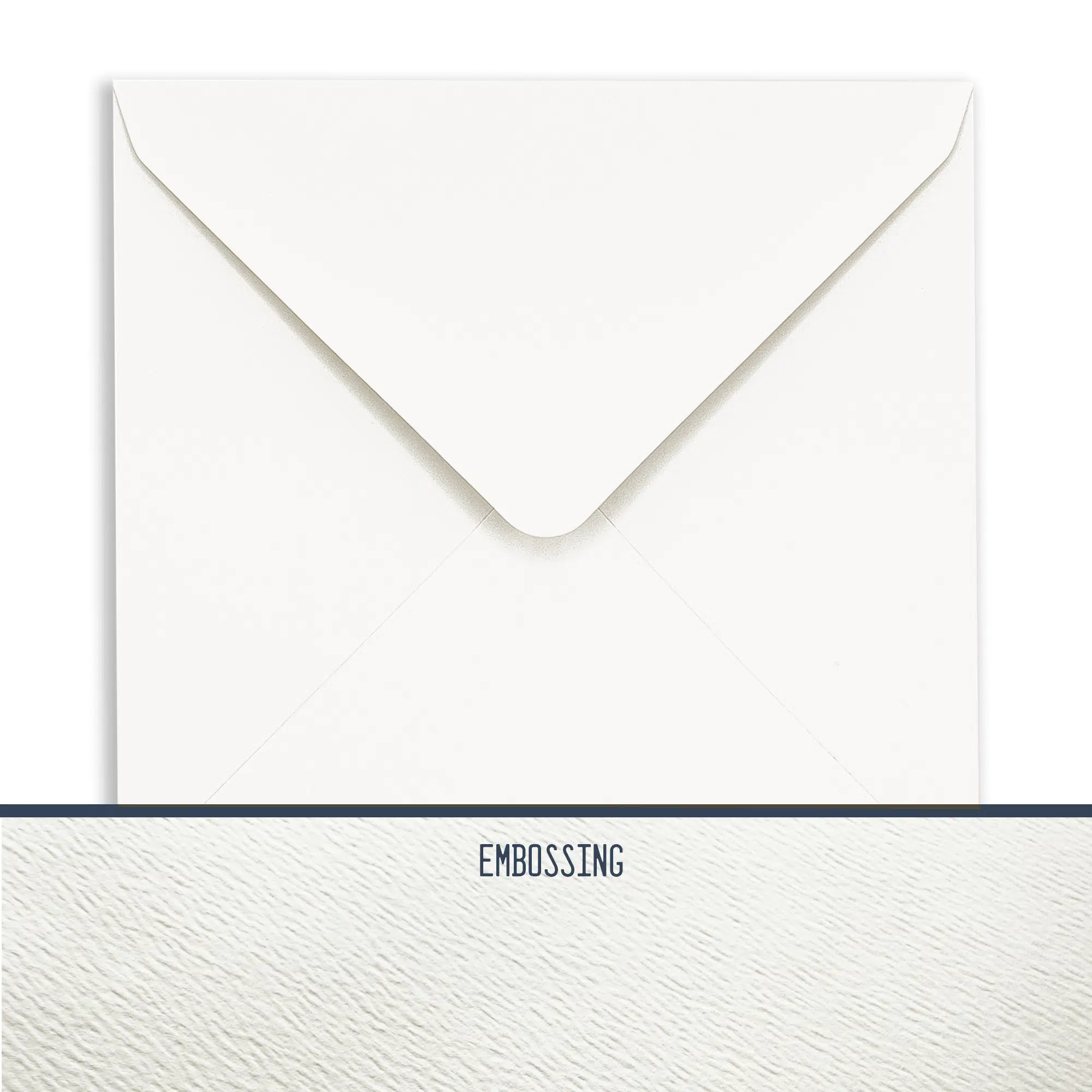 130mm Square Accent Antique Alabaster Embossed Envelopes (110gsm) 1 sq-accent-antique-alabaster-envelopes-110gsm