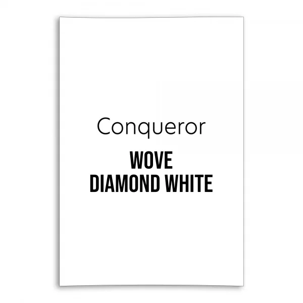 Conqueror Wove Unwatermarked Card - Diamond White
