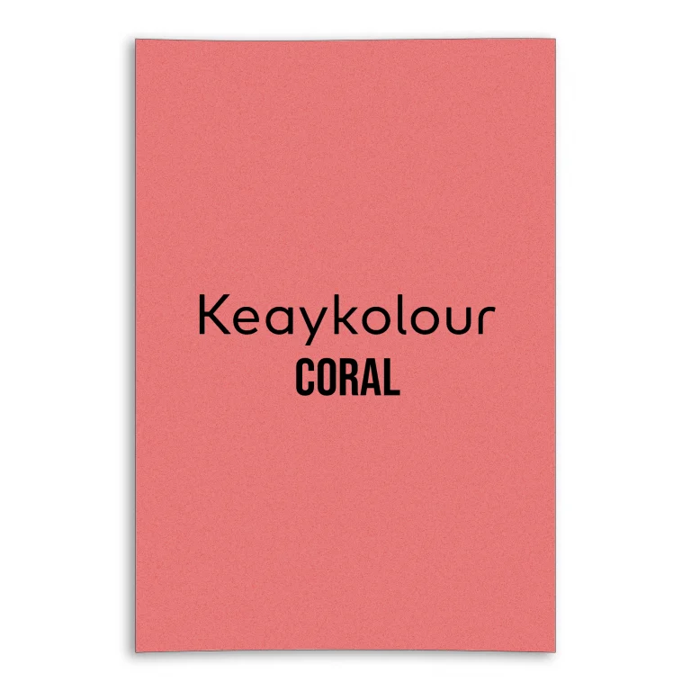Keaykolour Card - Coral