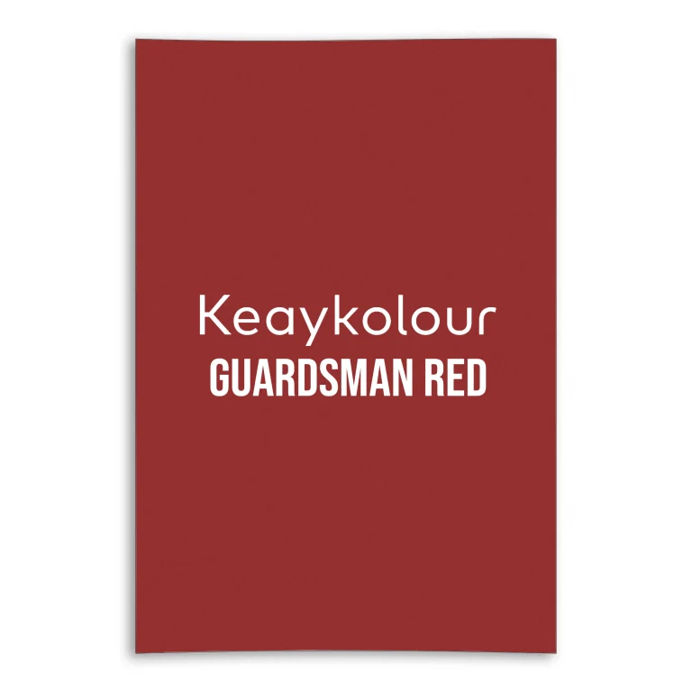 Keaykolour Card - Guardsman Red