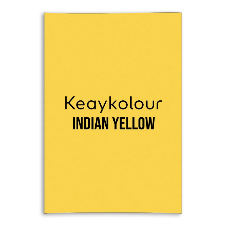 Keaykolour Card - Indian Yellow