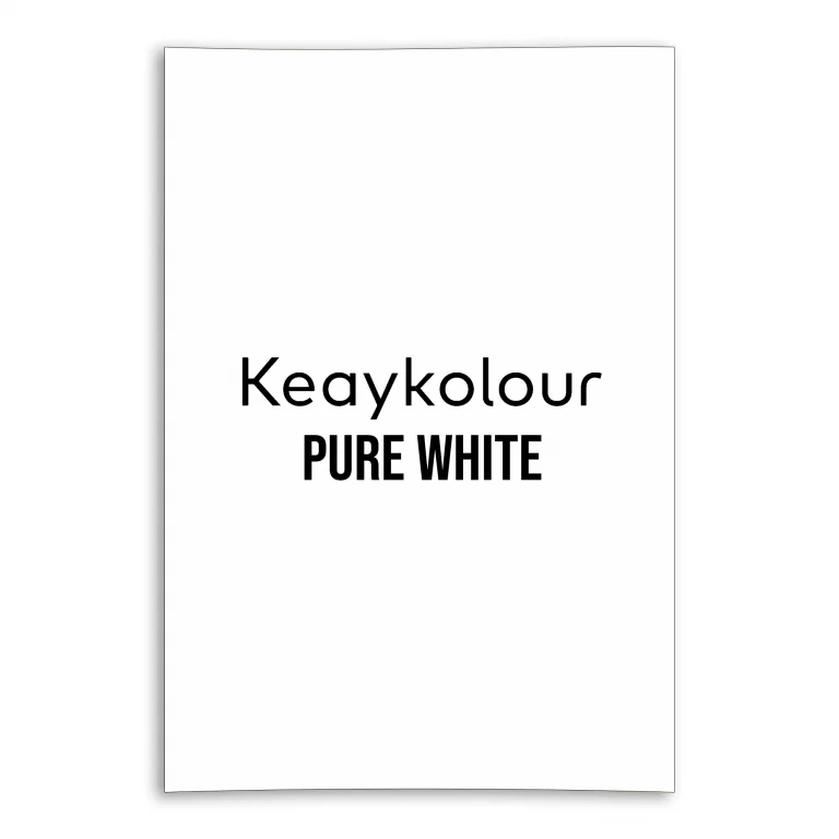 Keaykolour Card - Pure White
