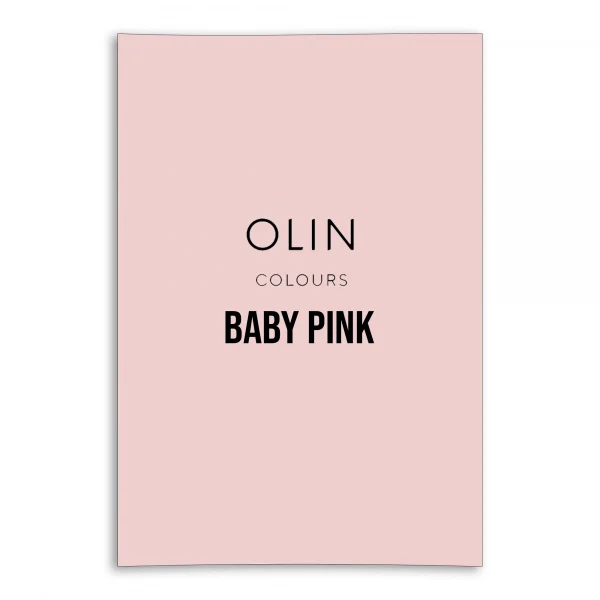 Olin Colours Card - Baby Pink