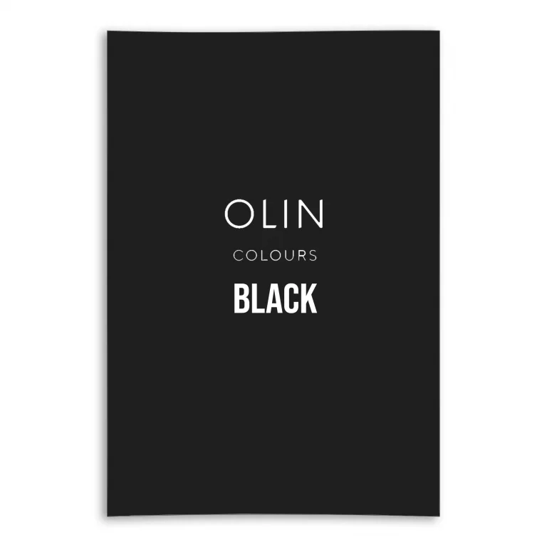 Olin Colours Card - Black