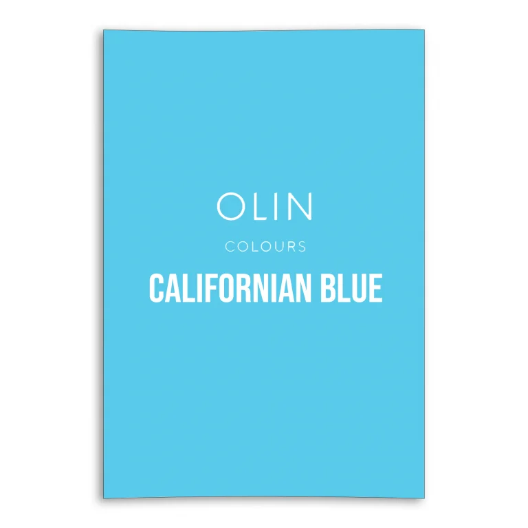 Olin Colours Card - Californian Blue
