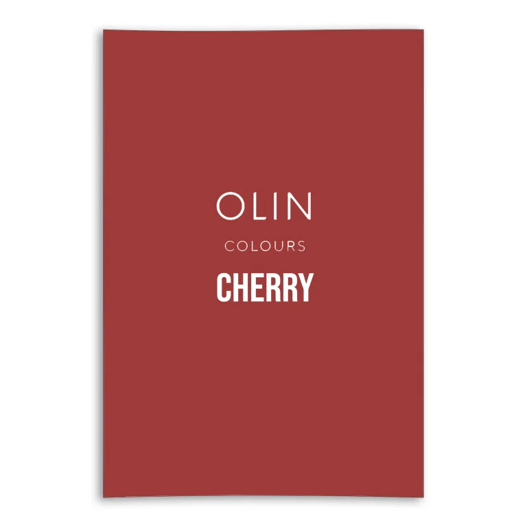 Olin Colours Card - Cherry