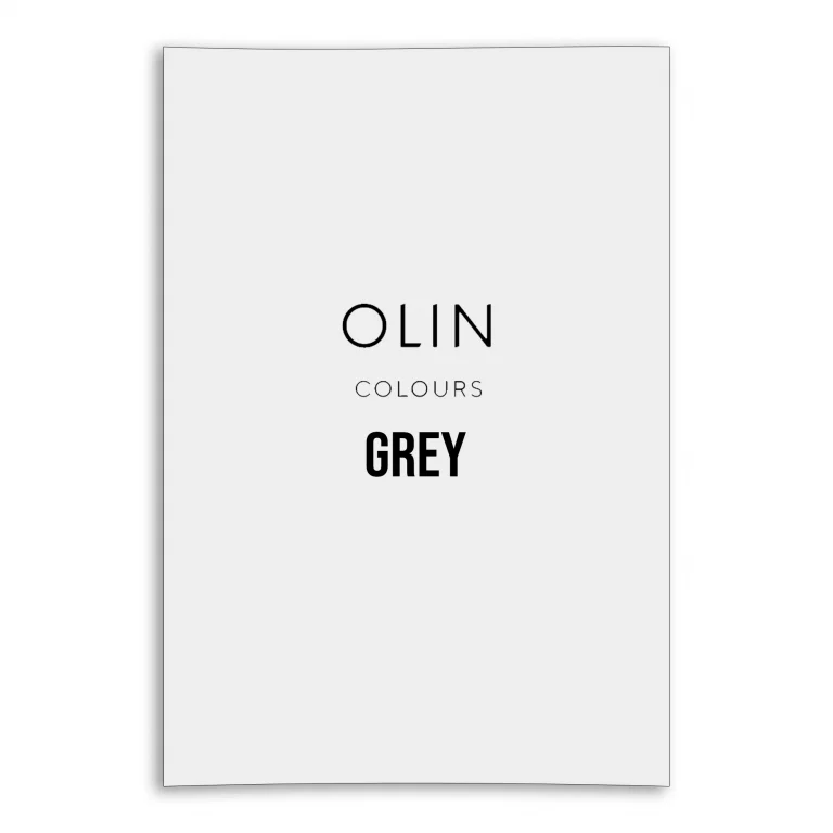 Olin Colours Card - Grey