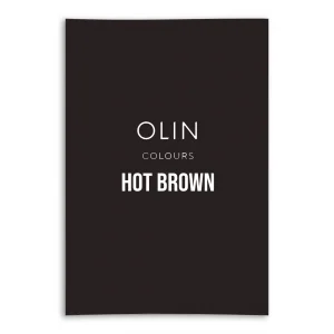 Olin Colours Card - Hot Brown