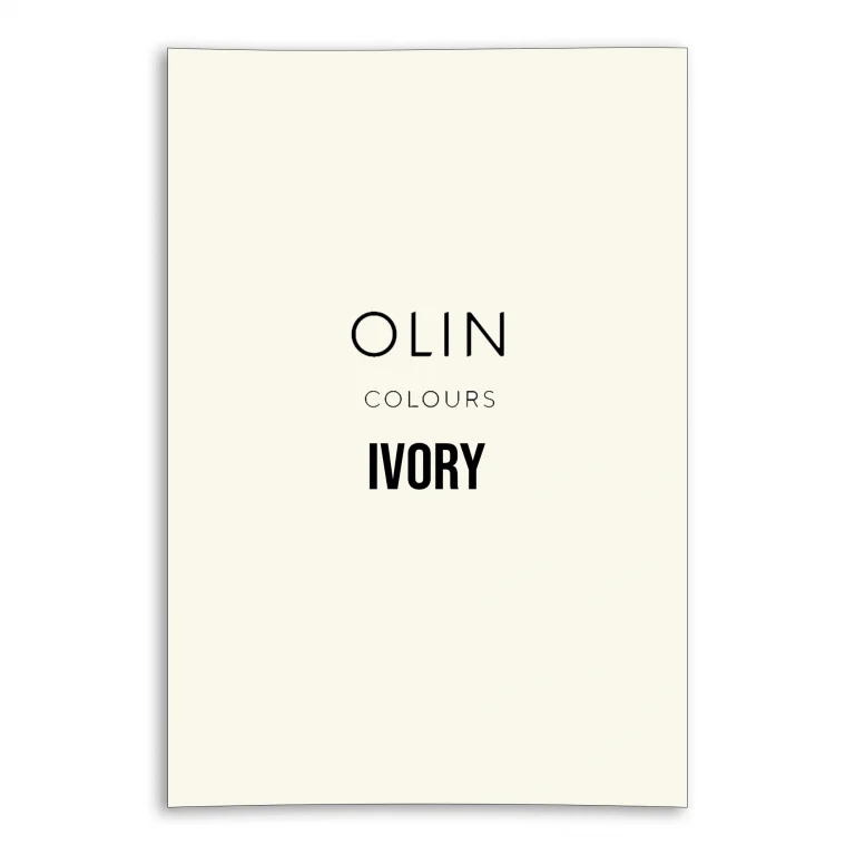 Olin Colours Card - Ivory