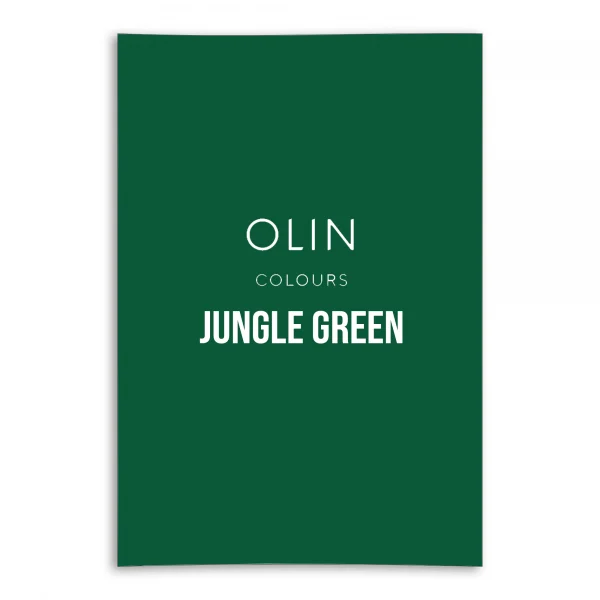 Olin Colours Card - Jungle Green