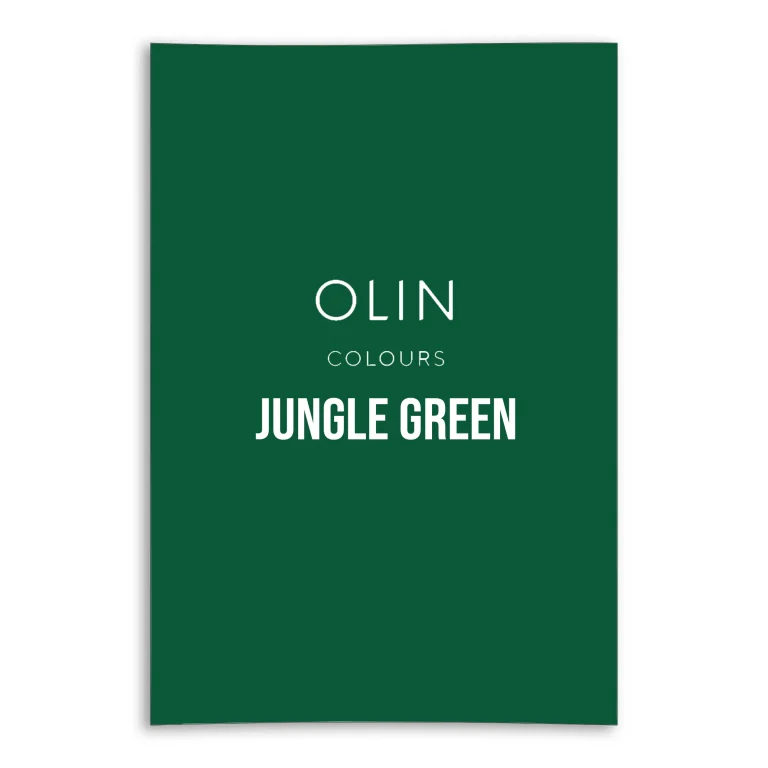 Olin Colours Card - Jungle Green
