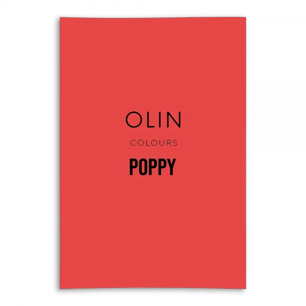 Olin Colours Card - Poppy