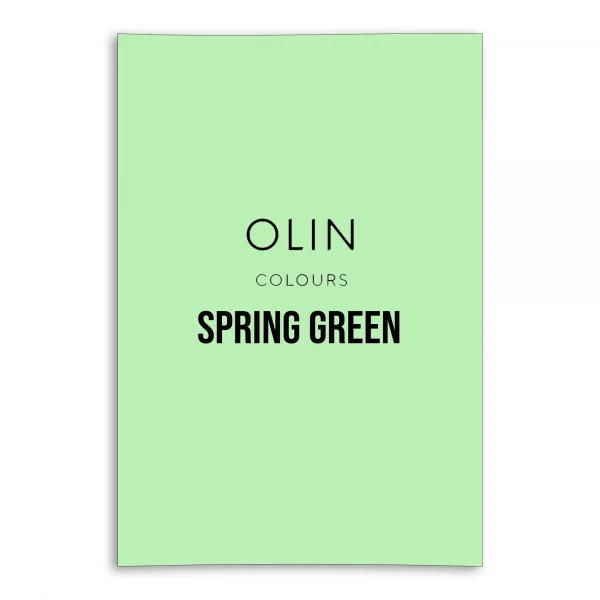 Olin Colours Card - Spring Green