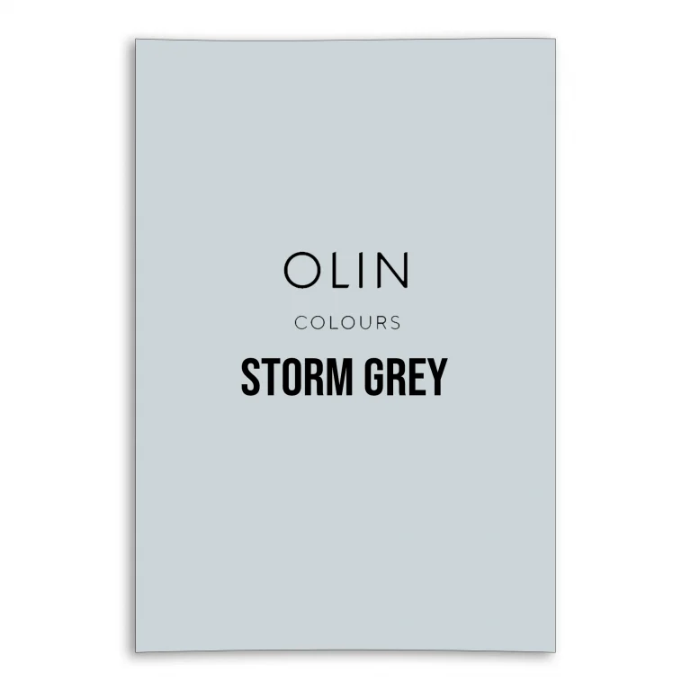Olin Colours Card - Strom Grey