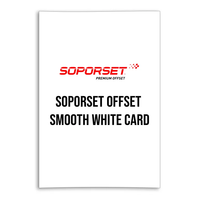 Soporset Offset Smooth White Card
