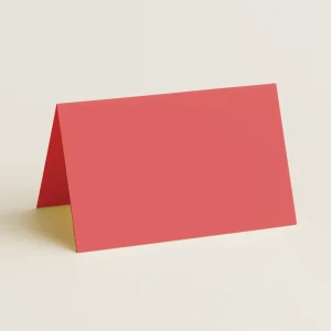 Folded Place Cards - Keaykolour Coral
