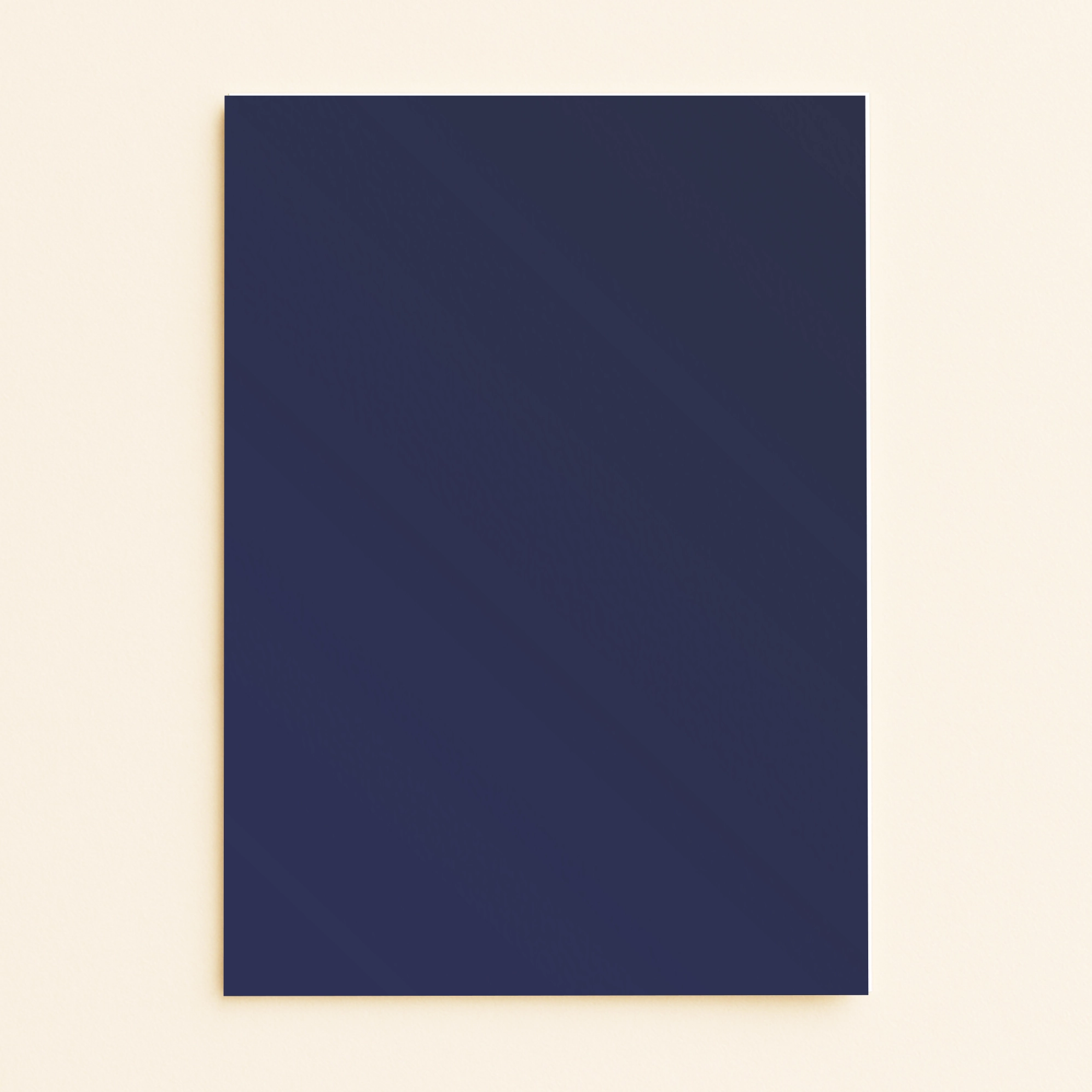 A5 Flat Sheet Card – Curious Metallics Blue Steel