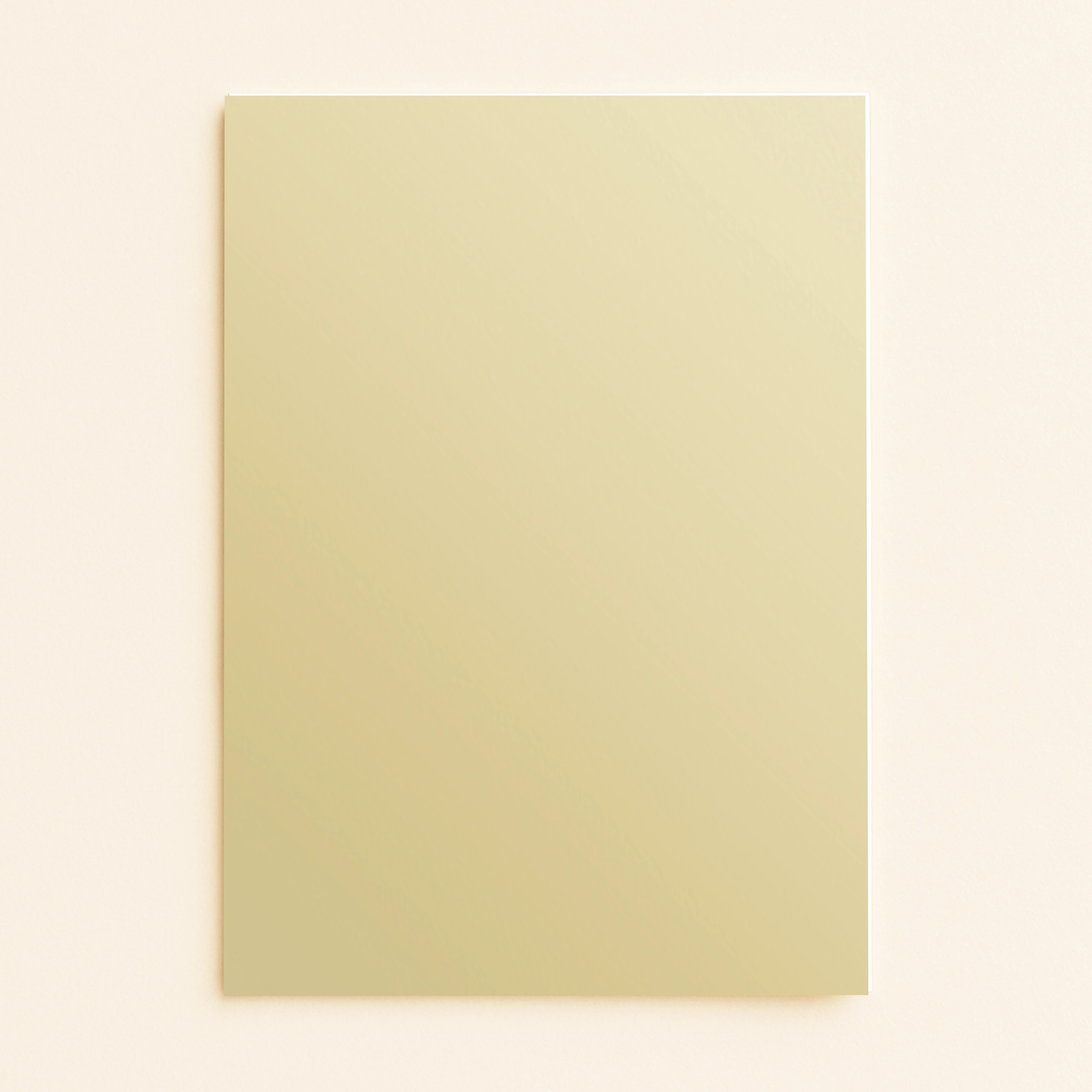 A5 Flat Sheet Card – Curious Metallics Champagne