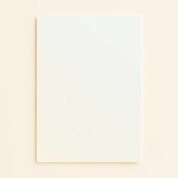 A5 Flat Sheet Card - Curious Metallics Cryogen White