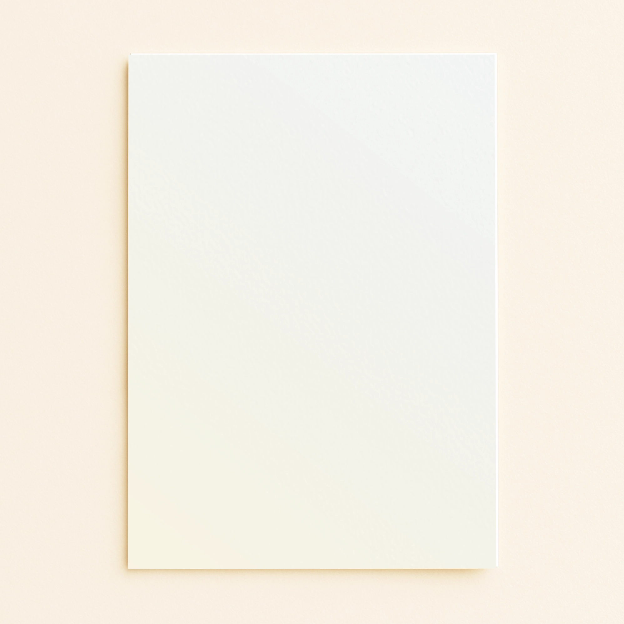 A5 Flat Sheet Card – Curious Metallics Cryogen White