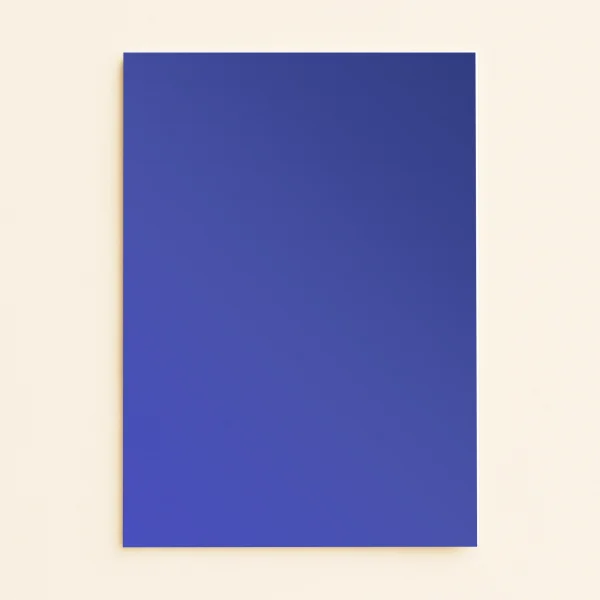 A5 Flat Sheet Card - Curious Metallics Electric Blue