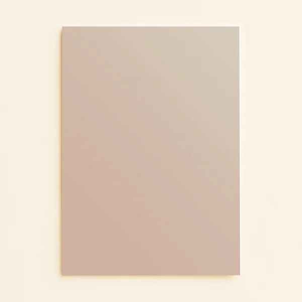 A5 Flat Sheet Card - Curious Metallics Nude