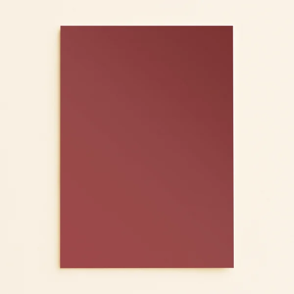 A5 Flat Sheet Card - Curious Metallics Red Lacquer