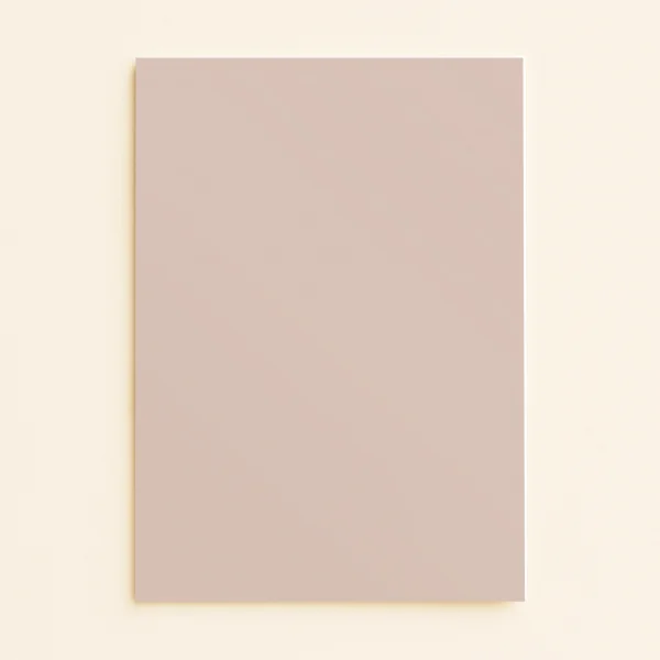 A5 Flat Sheet Card - Curious Metallics Rose Gold
