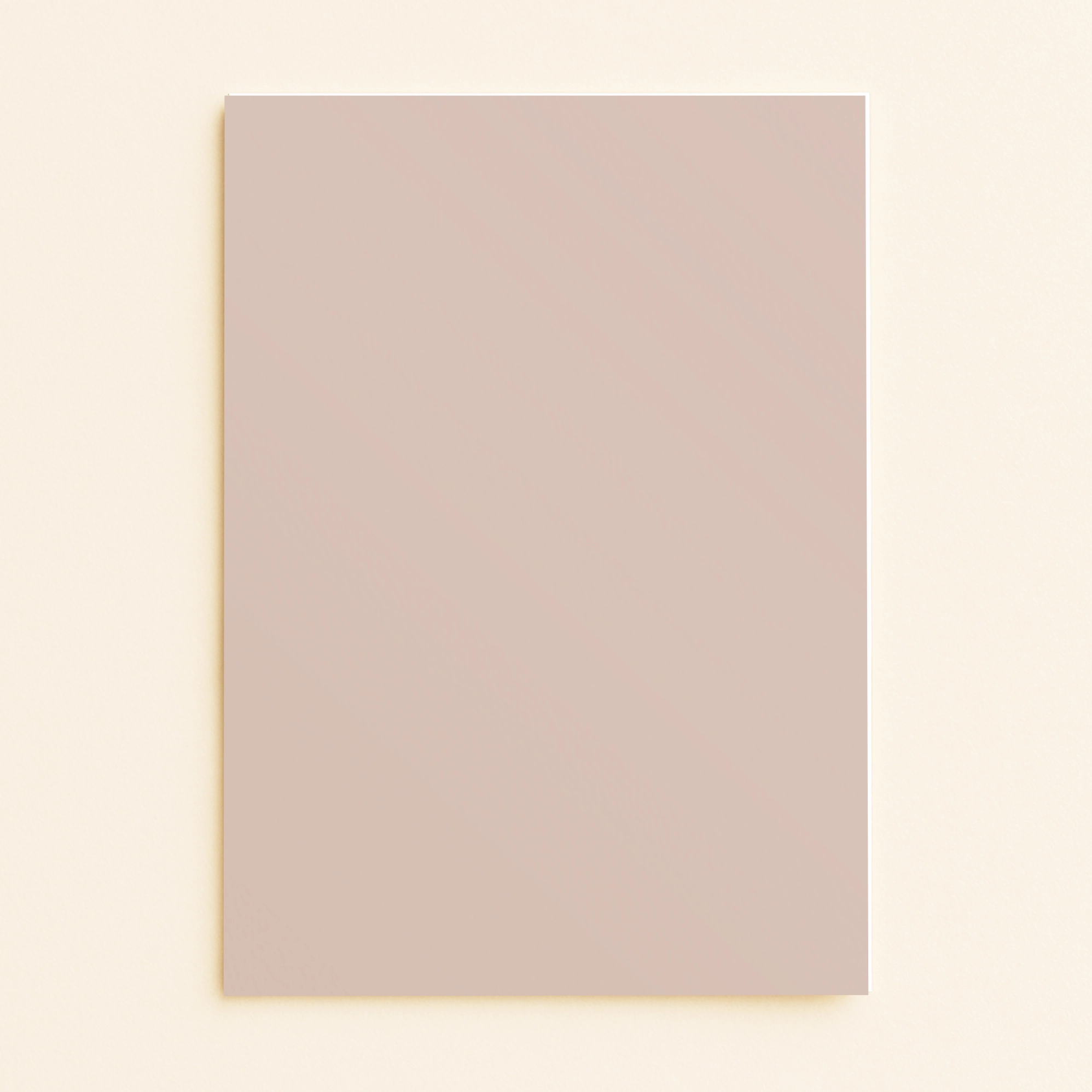 A5 Flat Sheet Card – Curious Metallics Rose Gold