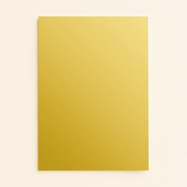 A5 Flat Sheet Card - Curious Metallics Super Gold