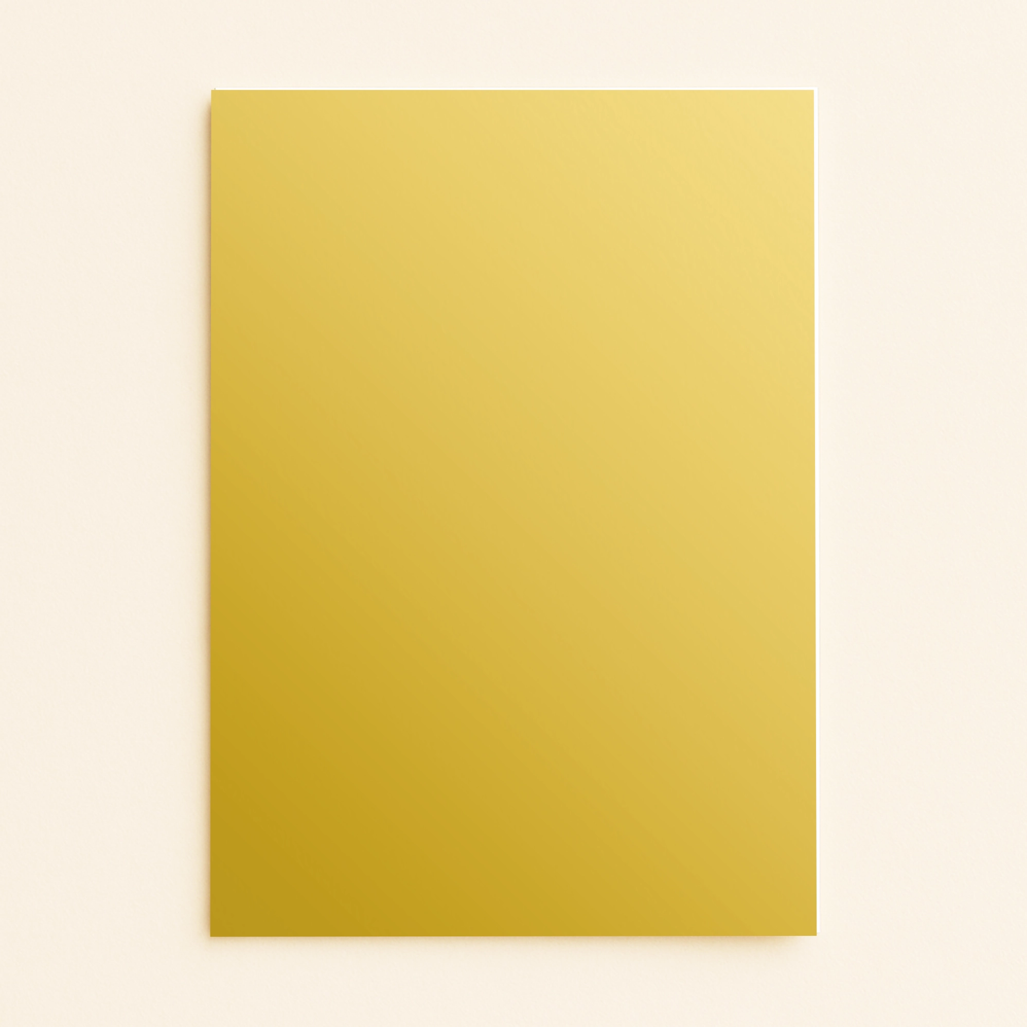 A5 Flat Sheet Card – Curious Metallics Super Gold