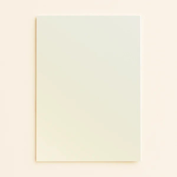 A5 Flat Sheet Card - Curious Metallics White Gold