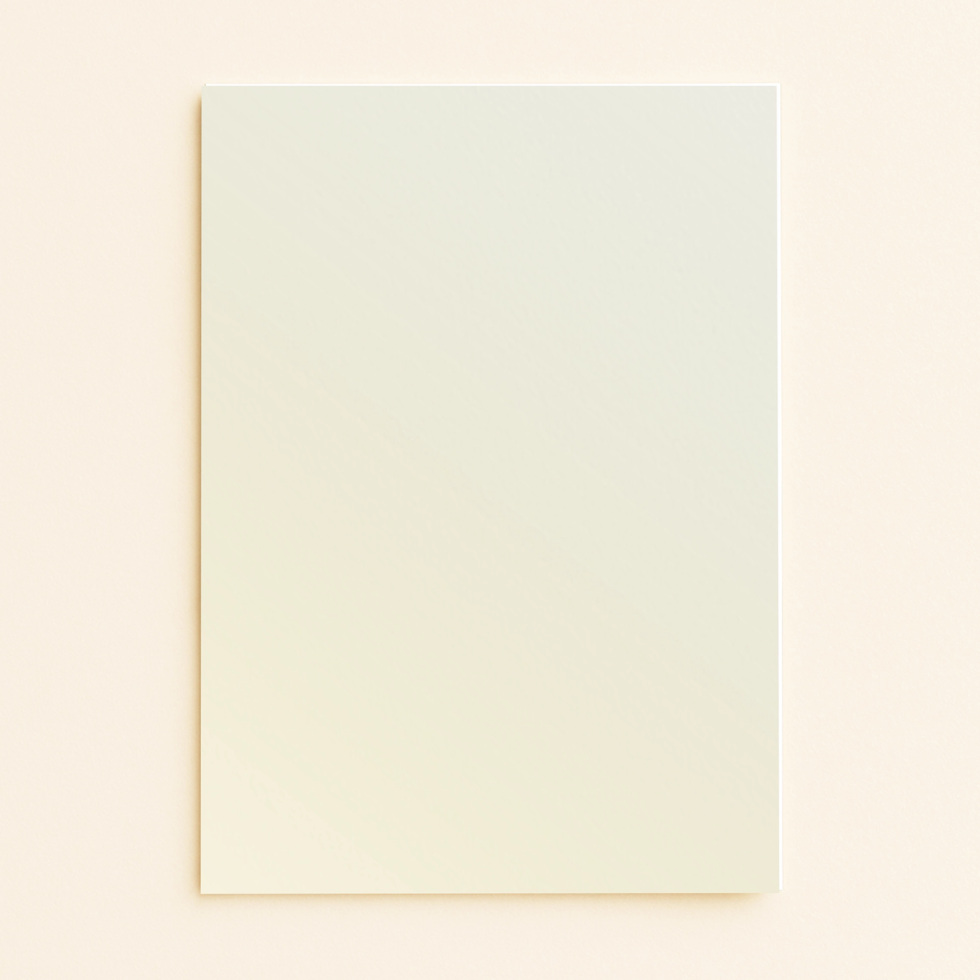 A5 Flat Sheet Card – Curious Metallics White Gold