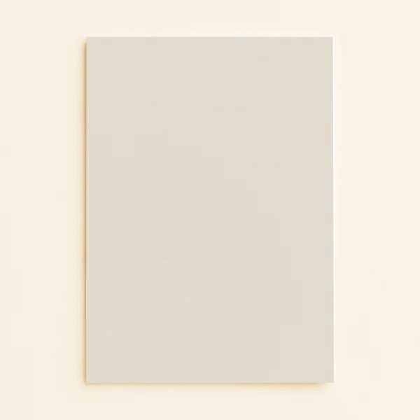 A5 Flat Sheet Card - Keaykolour China White