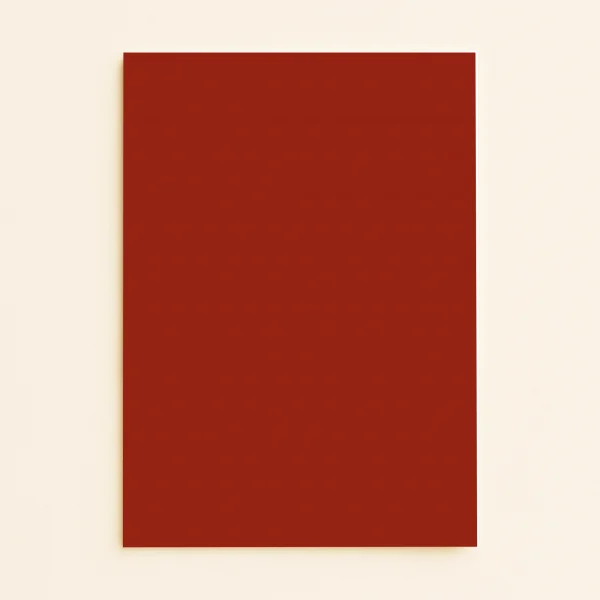 A5 Flat Sheet Card - Keaykolour Guardsman Red