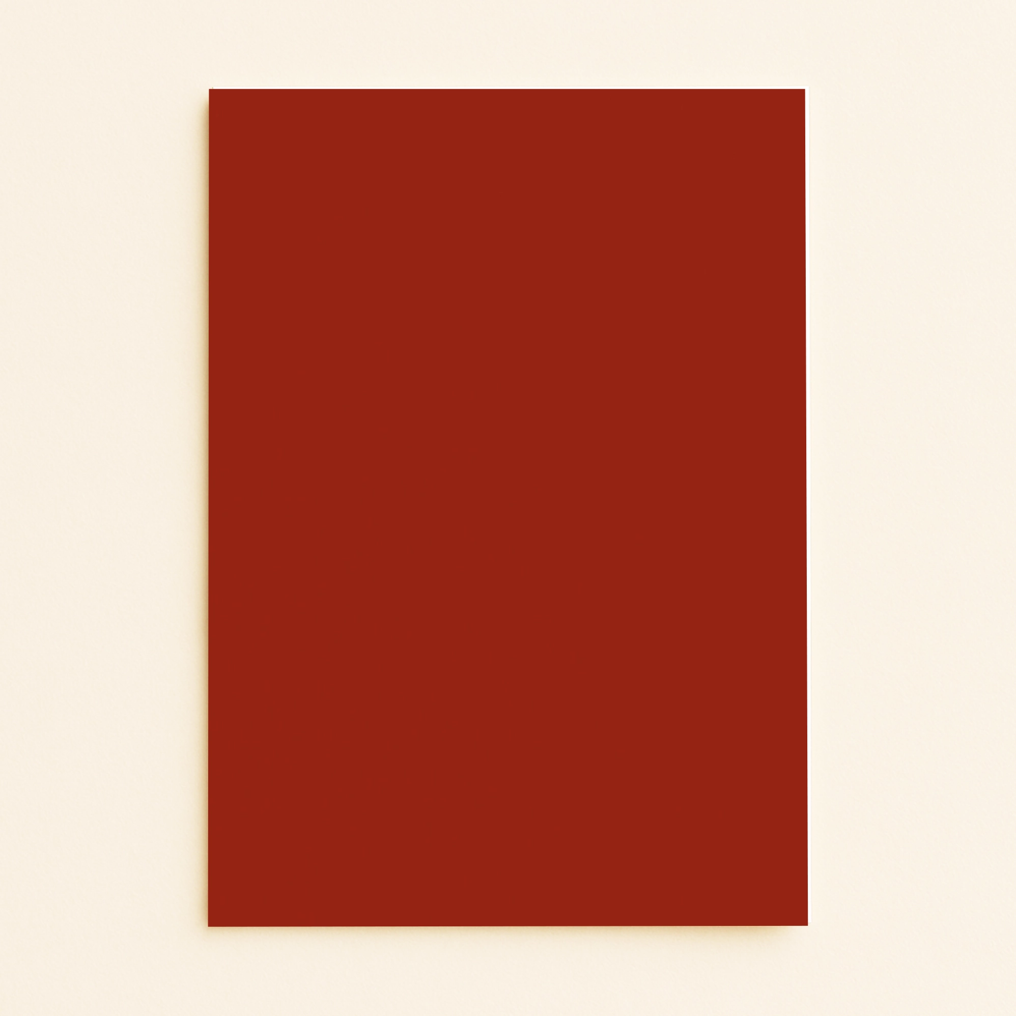 A5 Flat Sheet Card – Keaykolour Guardsman Red