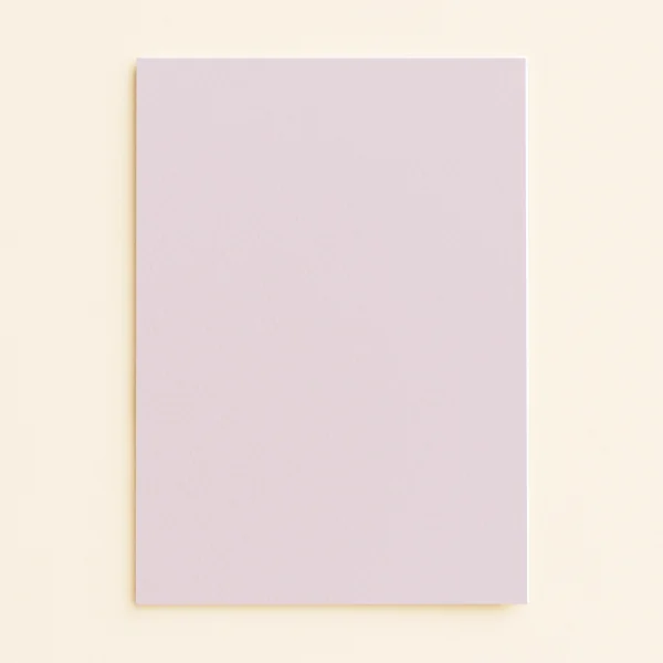 A5 Flat Sheet Card - Keaykolour Pastel Pink