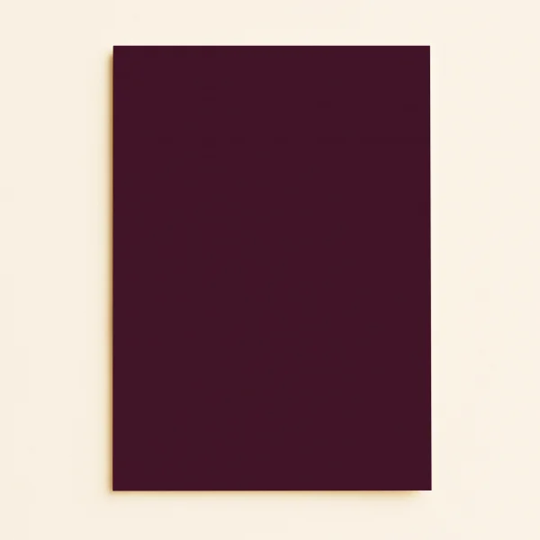 A5 Flat Sheet Card - Keaykolour Port Wine