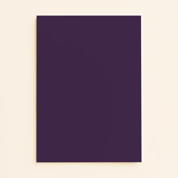 A5 Flat Sheet Card - Keaykolour Prune