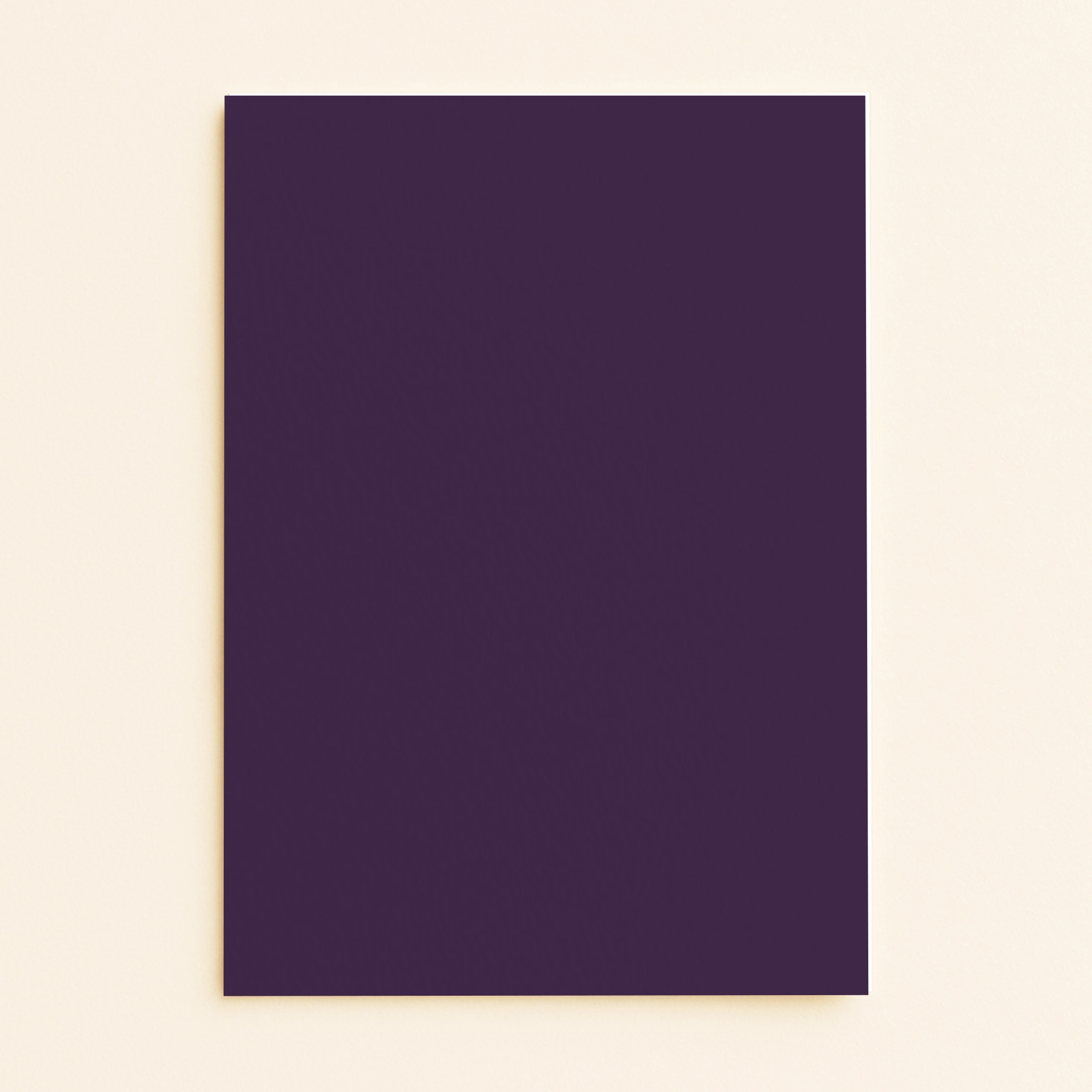 A5 Flat Sheet Card – Keaykolour Prune