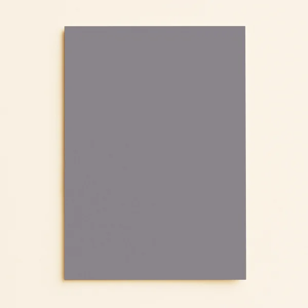 A5 Flat Sheet Card - Keaykolour Sombre Grey