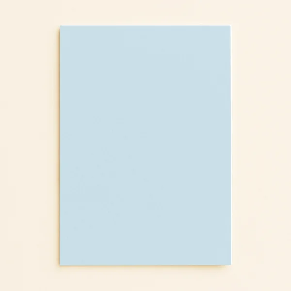 A5 Flat Sheet Card - Olin Colours Baby Blue