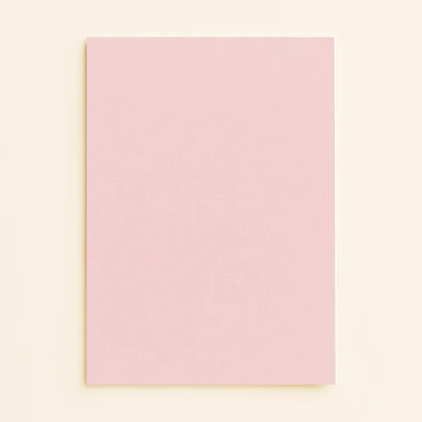 A5 Flat Sheet Card - Olin Colours Baby Pink