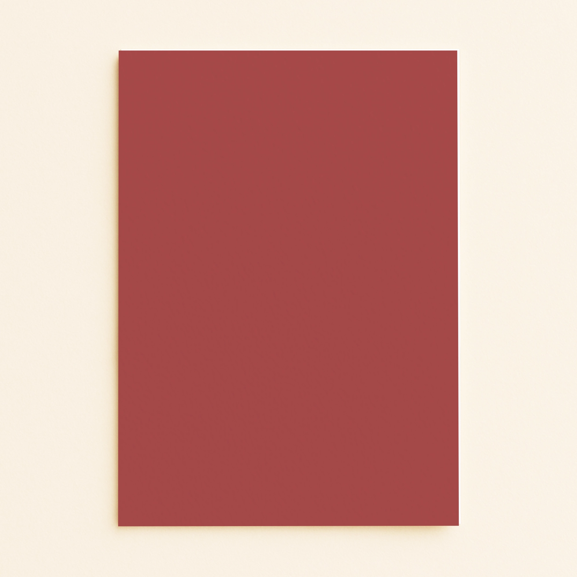 A5 Flat Sheet Card – Olin Colours Cherry